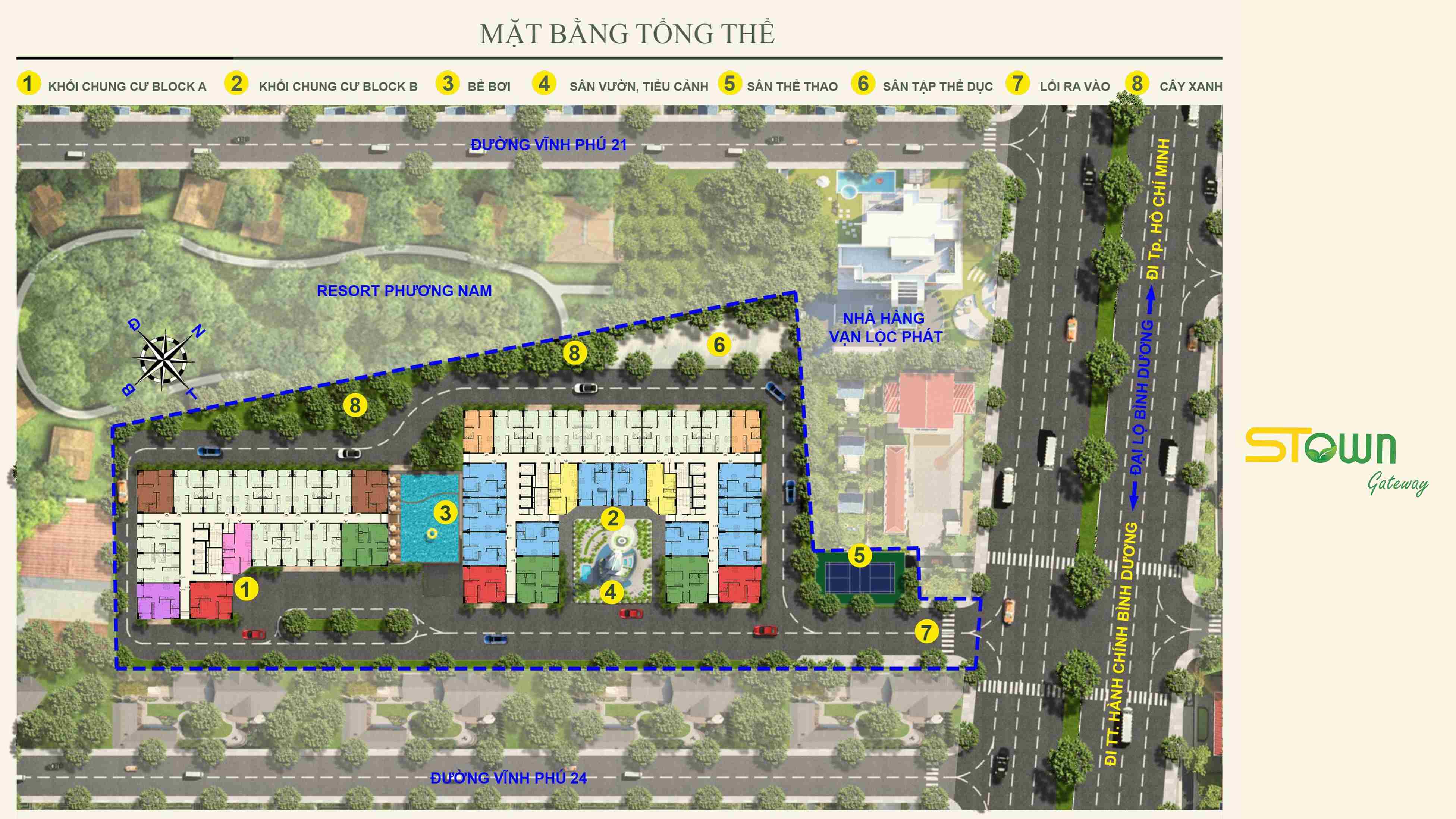 TIỆN ÍCH STOWN GATEWAY BÌNH DƯƠNG