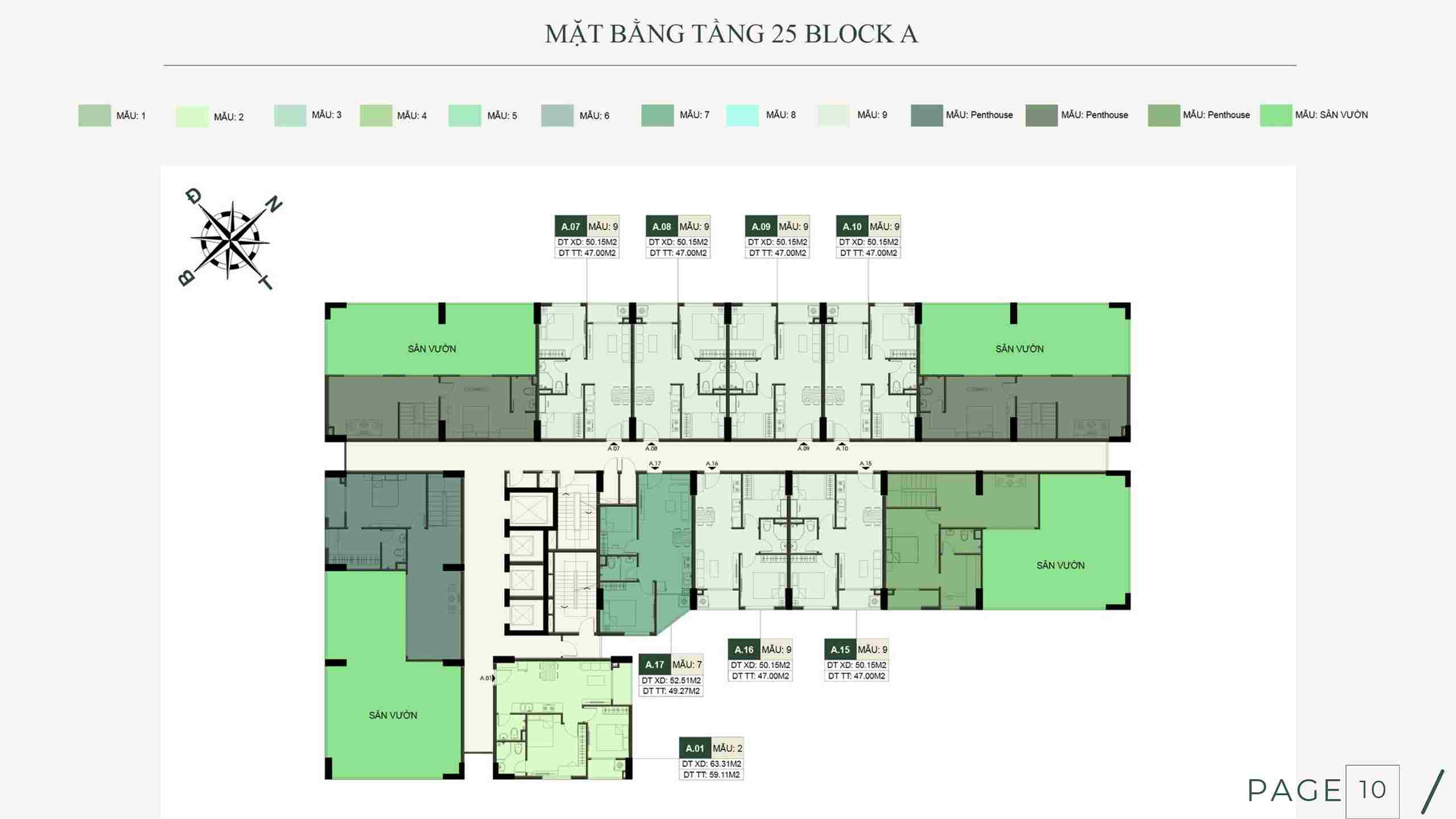 MẶT BẰNG TẦNG