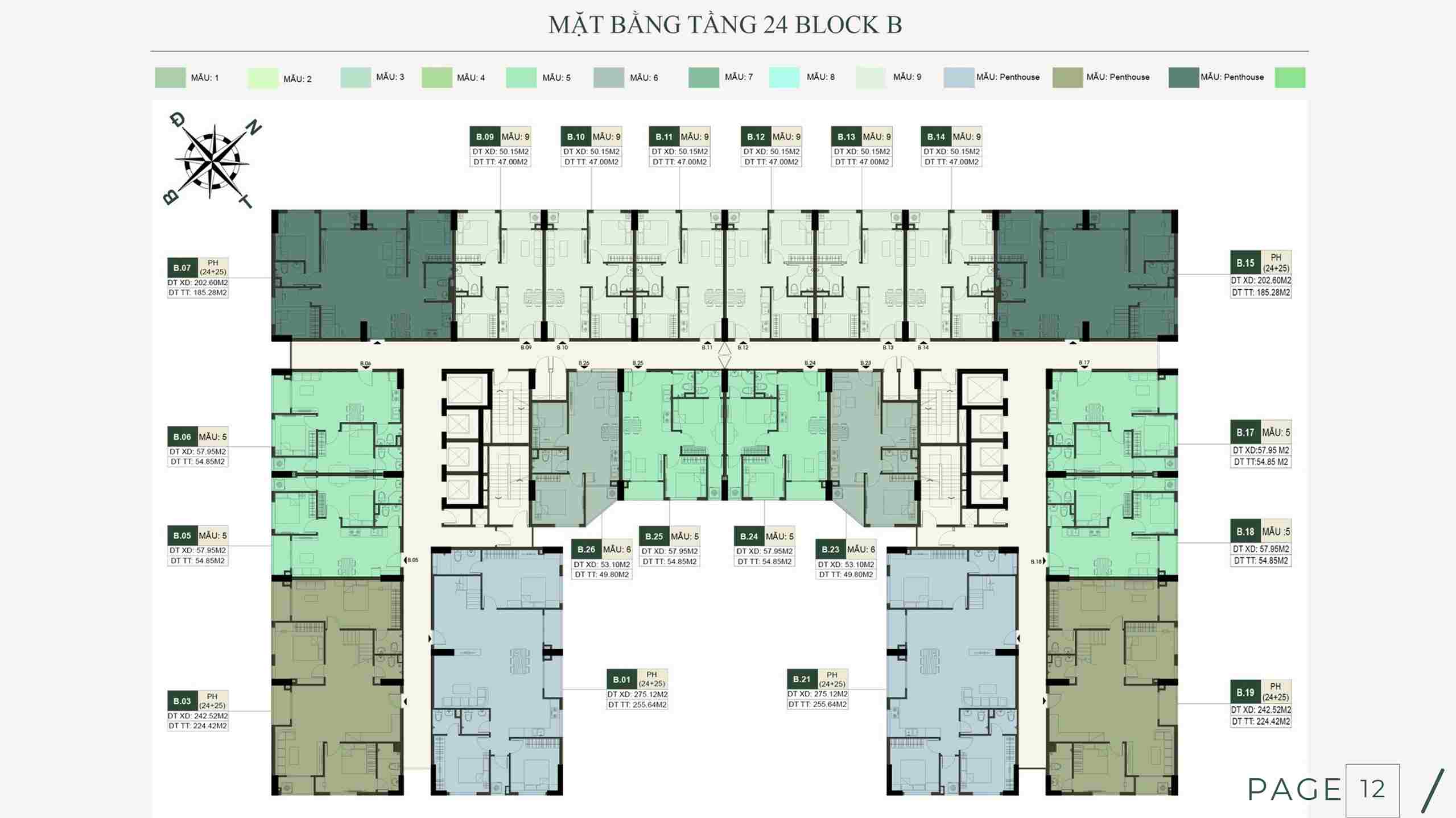 MẶT BẰNG TẦNG