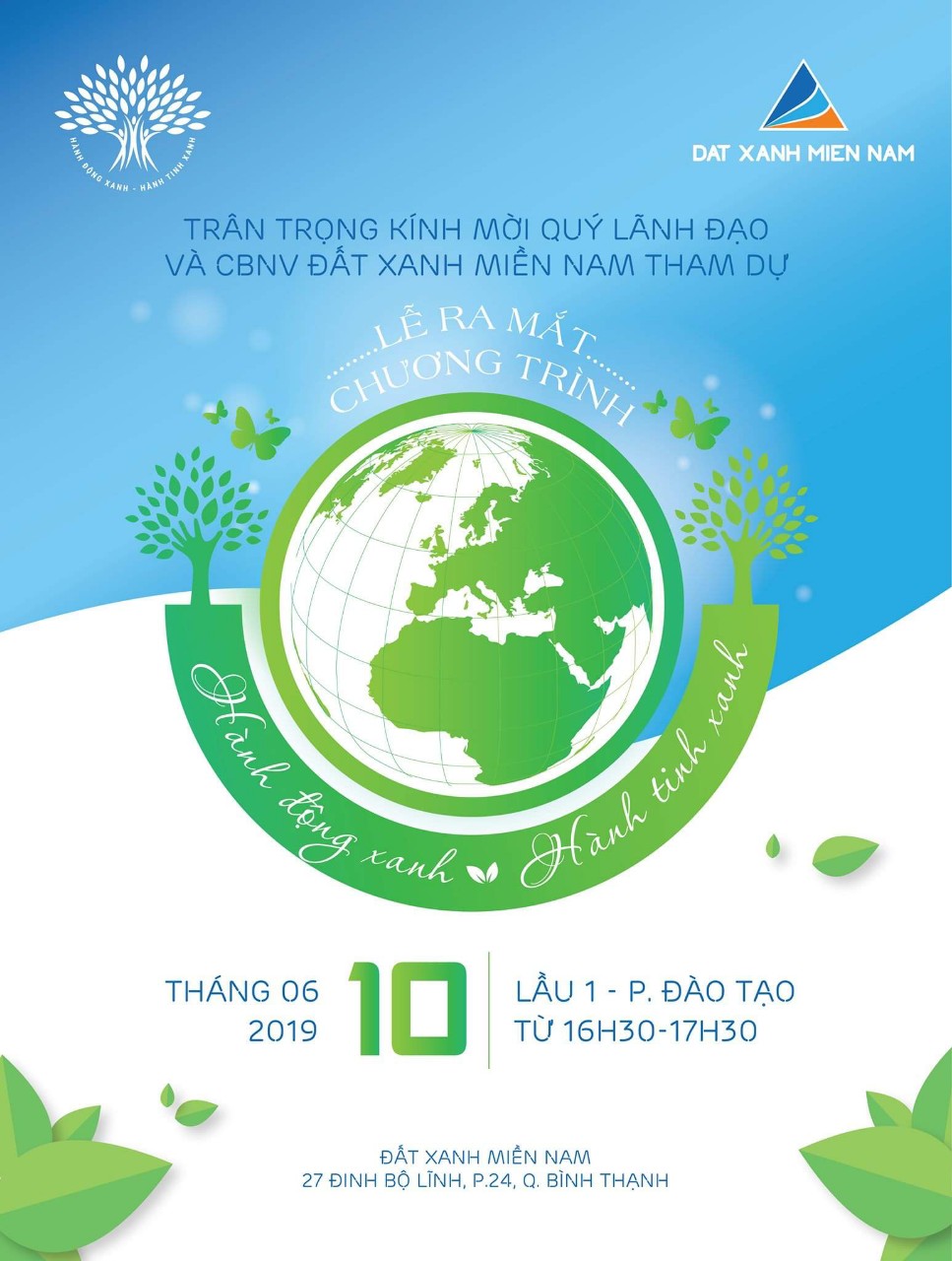 Lễ ra mắt chương trình Hành động xanh – Hành tinh xanh